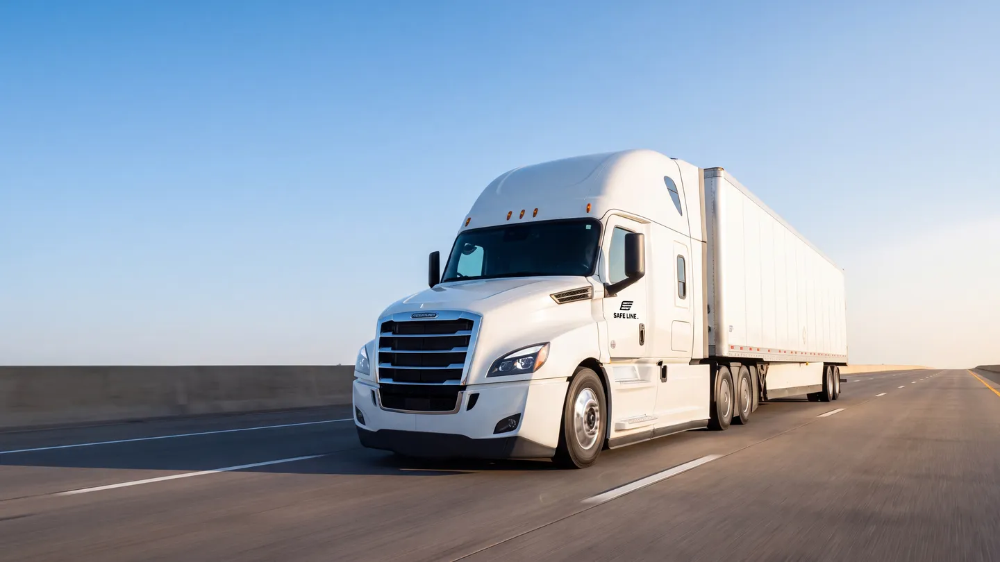 Safe Line Inc. truck
